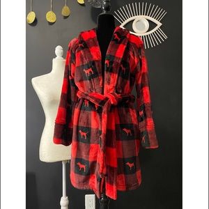Victoria’s Secret plaid robe